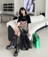 Loose T-shirts & Mesh Dress Co-ord